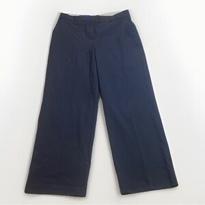 NWT Women's Navy Wide-Leg Dress Pants sz 10 x 31